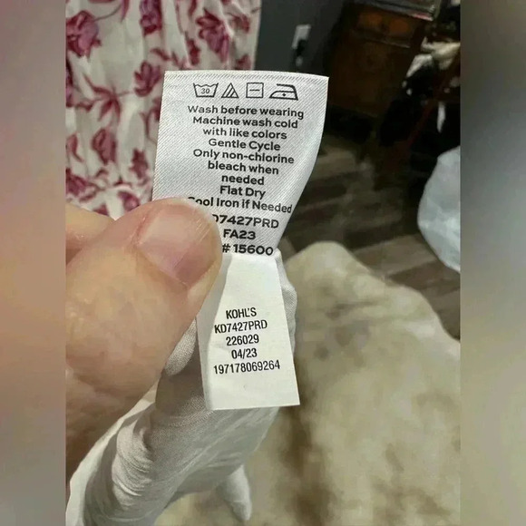 Draper James RSVP Women's Maxi Dress Large Pink Floral Cottagecore Boho NWT - Picture 9 of 10